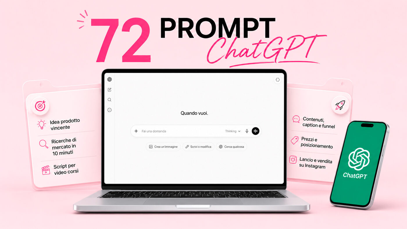 72 Prompt ChatGPT di Maddalena
